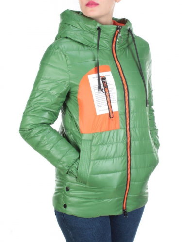 D001 GREEN Куртка демисезонная женская AIKESDFRS (100 % полиэстер) размер S -42 российский