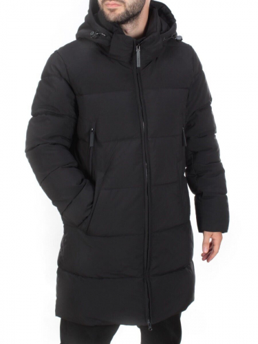 4010 BLACK Куртка мужская зимняя ROMADA (200 гр. холлофайбер) размер 52