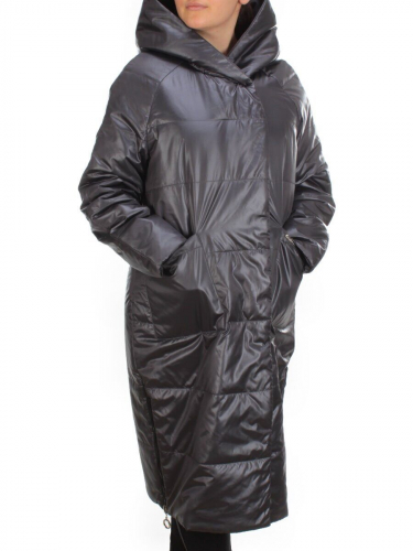 21085 GREY Куртка зимняя двухсторонняя женская облегченная SNOW CLARITY размер 48