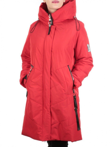 Z619-1 RED Пальто демисезонное женское (100 гр. синтепон) размер 48