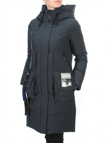 20-901 AQUAMARINE Пальто зимнее женское HAPPYSNOW (150 гр. холлофайбера) размер S - 42 российский