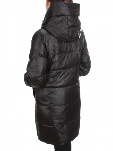 S21122 BLACK Куртка зимняя женская облегченная Y SILK TREE (150 гр. холлофайбер) размер 48