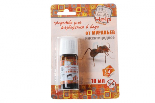 HELP Средство от муравьев для разведения в воде 10мл /50шт 80274