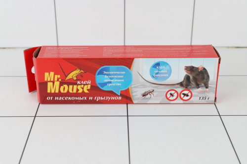 Mr.Mouse клей от грызунов 135г M-002 /60шт