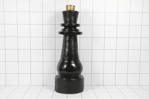 Садовая фигура Шахматная королева, 65см (гипс, черный) 121998 САМОВЫВОЗ