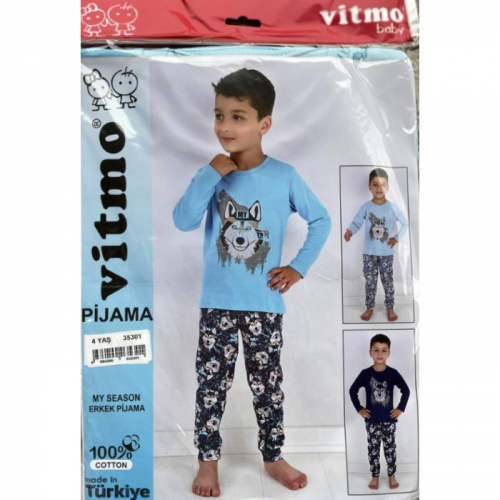 35301-2 Пижама для мальчиков Vitmo