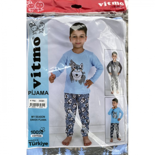 35318-1 Пижама для мальчиков Vitmo