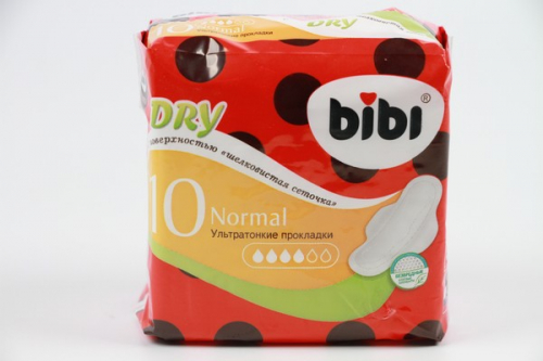 Прокладки BiBi Normal Dry 10шт 4933 /20шт