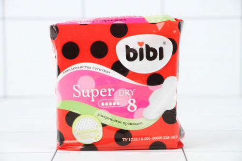 Прокладки BiBi Super Dry 8шт 4940