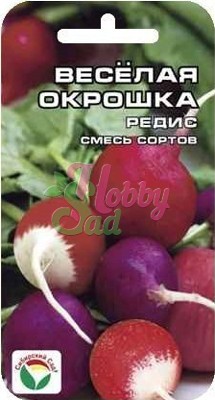 Редис Веселая Окрошка смесь (4 г) Сибирский Сад