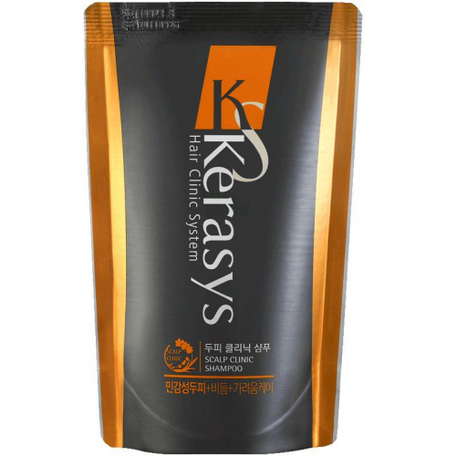 Шампунь для ухода за жирной кожей головы Scalp Care Balancing Shampoo, KERASYS 500 мл (запаска)