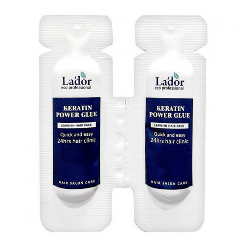 Сыворотка-клей для посечённых кончиков волос Keratin Power Glue, Lador 1 г x 2