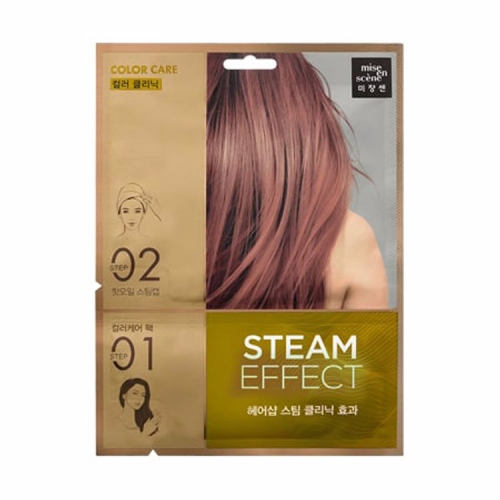 Маска для окрашенных волос Color Care Steam Hair Mask Pack, Mise En Scene 15+20 мл