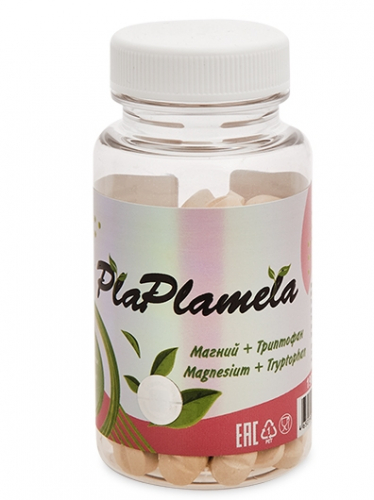 MED-77/10 «PlaPlamela» Магний и триптофан конц-т пищ. на основе растит. сырья №120*600 мг