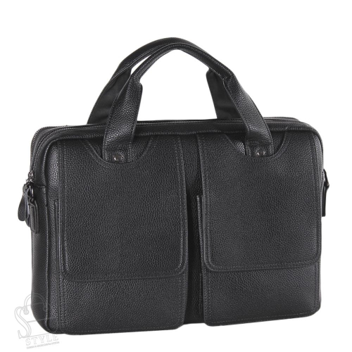 Портфель мужской  8262-8S black S-Style