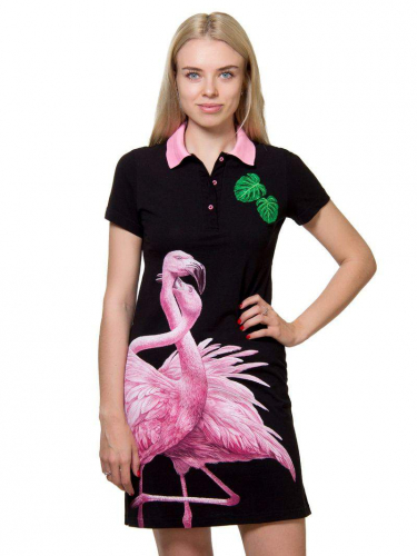 Платье поло Фламинго Объятия