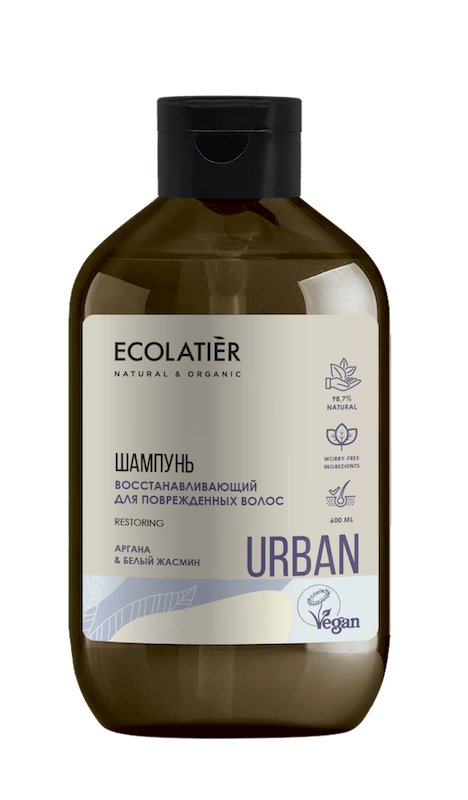 Шампунь для волос Восстанавливающий, 600 мл. Ecolatier