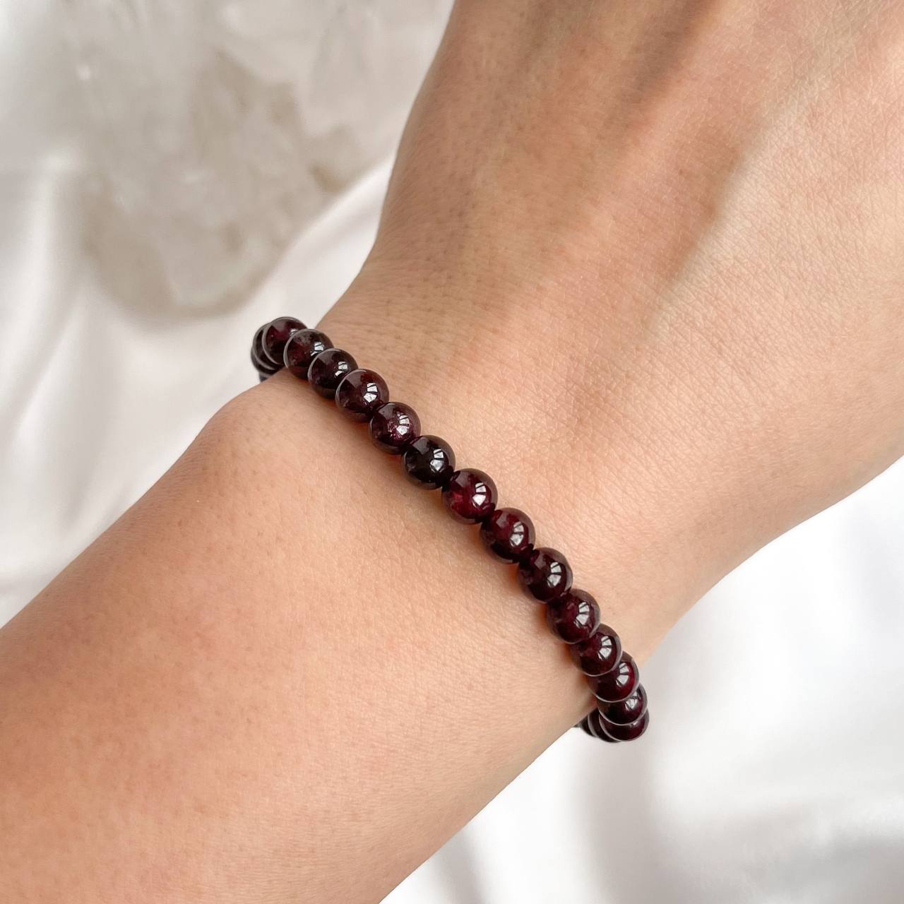 Радуга Самоцветов Браслет из Граната (Пироп)