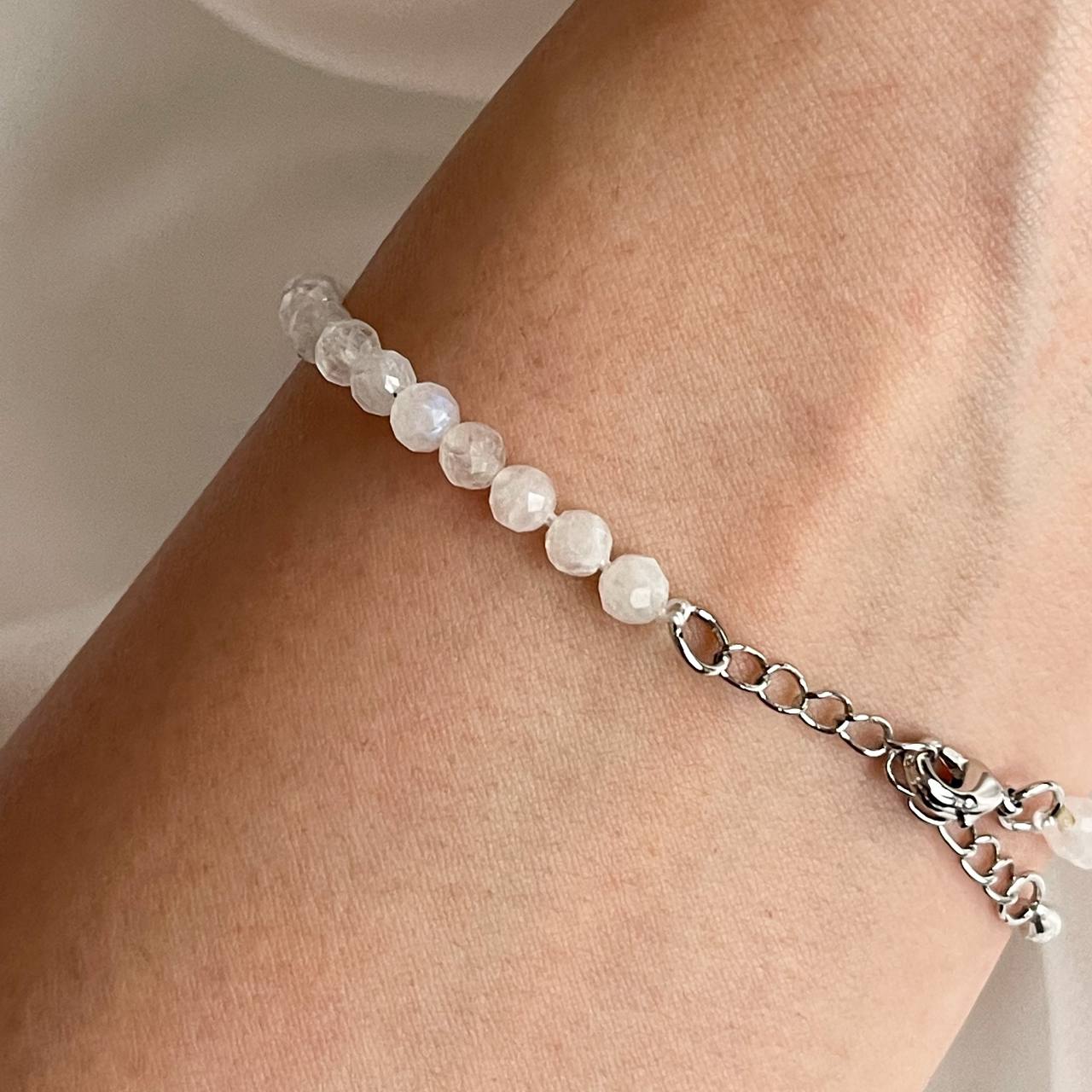 Радуга Самоцветов Браслет из Лунного камня