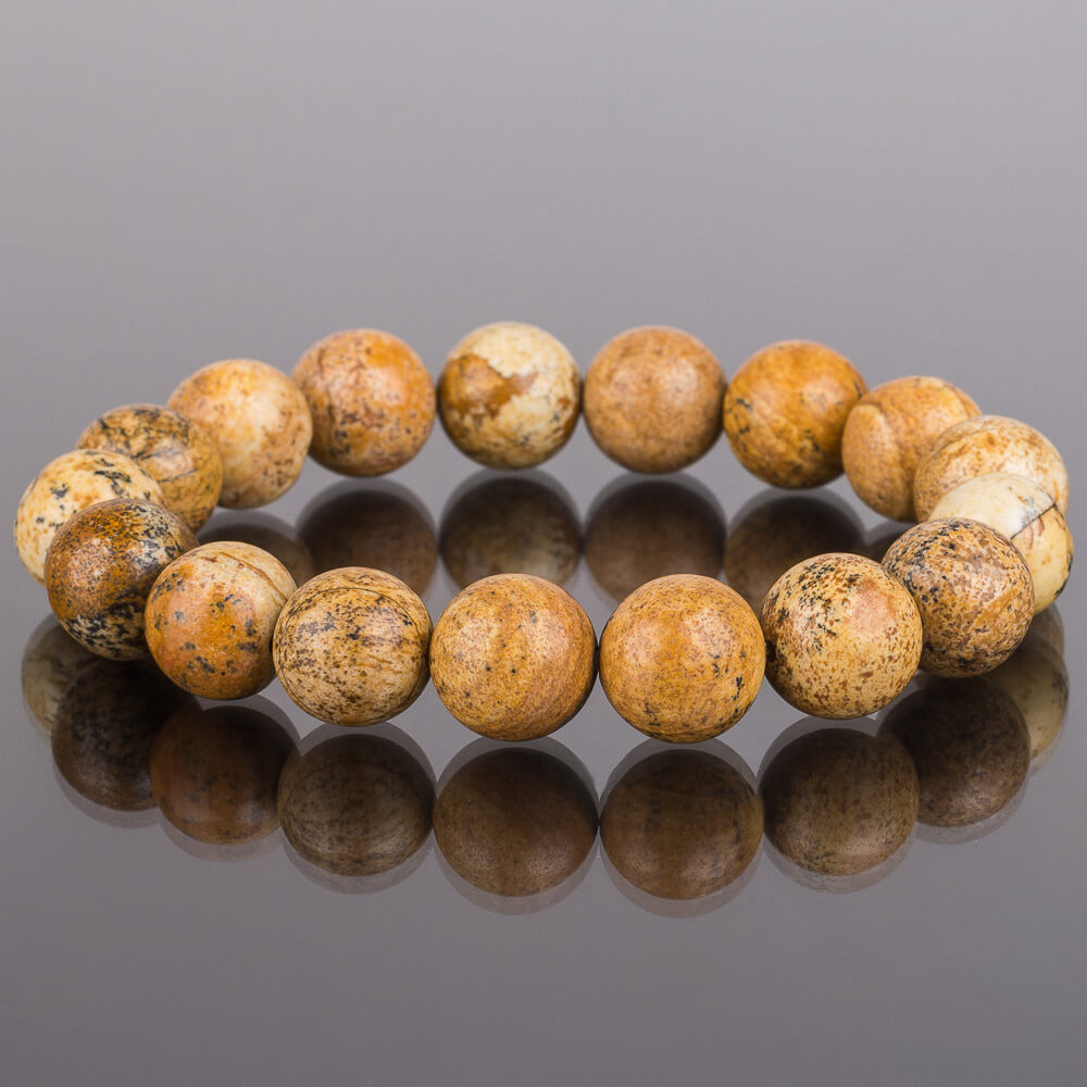 Радуга Самоцветов Браслет из песочной Яшмы