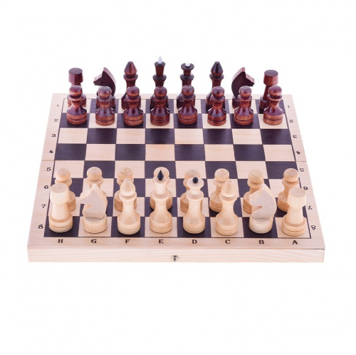 Шахматы лакированные с доской арт.Р-1 (290*145*38)