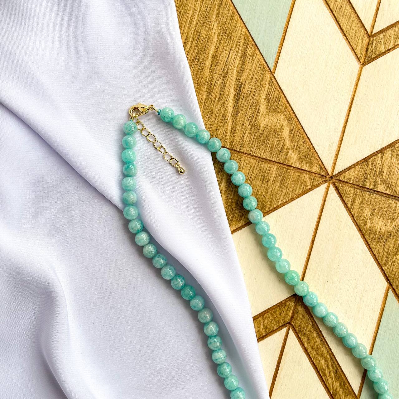 Радуга Самоцветов Бусы из Амазонита