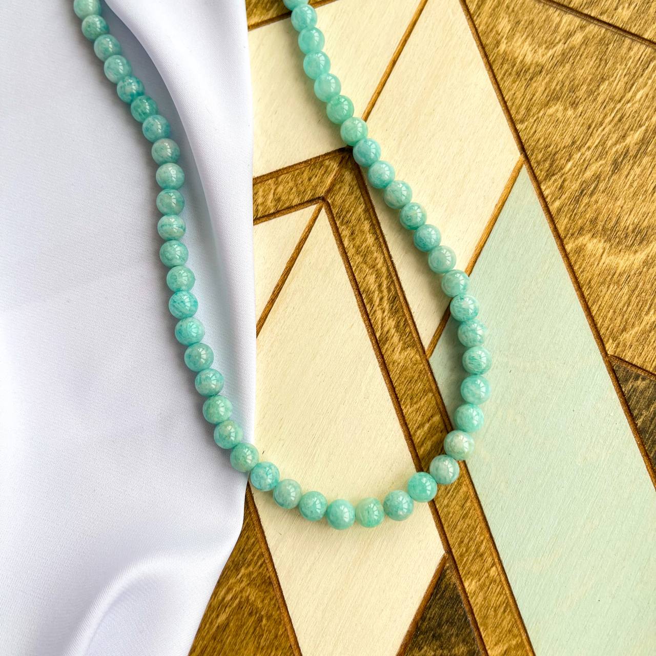 Радуга Самоцветов Бусы из Амазонита