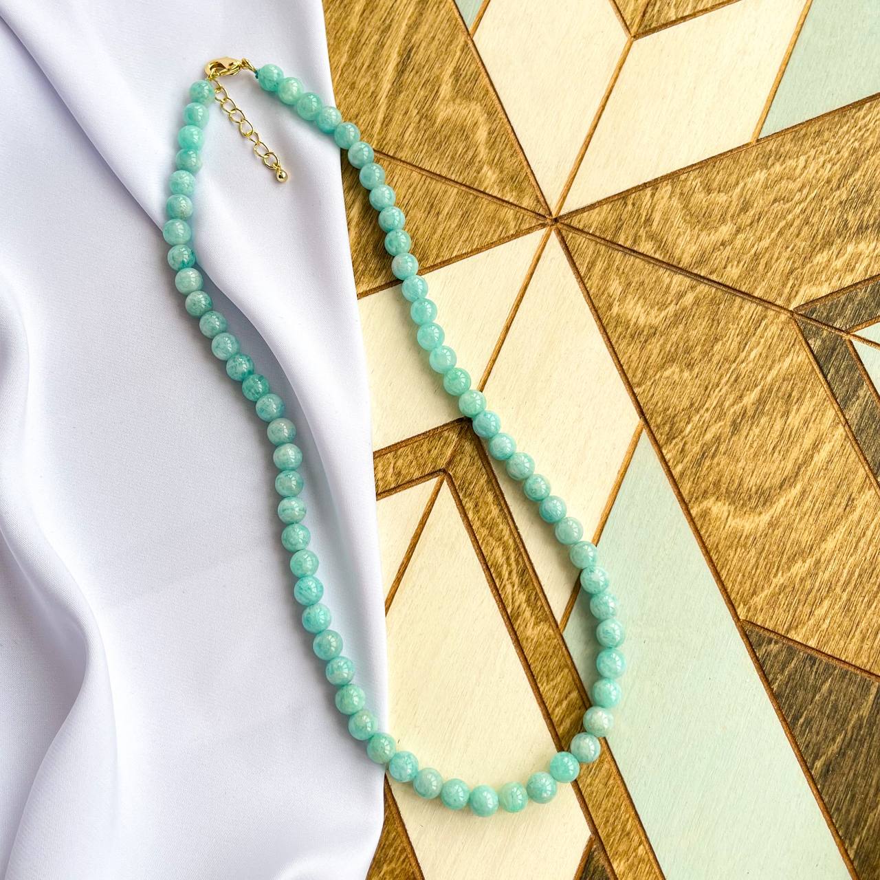 Радуга Самоцветов Бусы из Амазонита