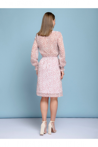 Платье 1001 DRESS #793011Белый (цветочный принт)