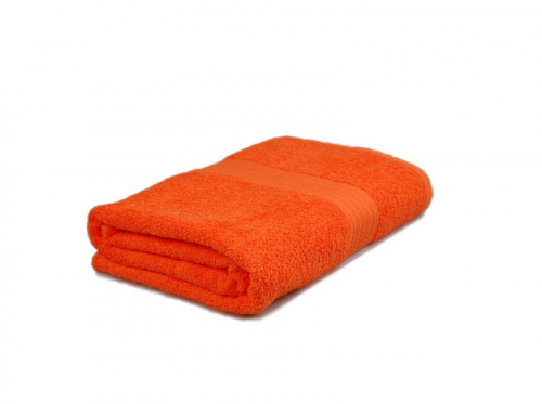 Полотенце махровое  оранжевый