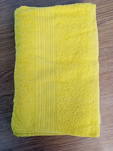 Полотенце махровое  лимонный