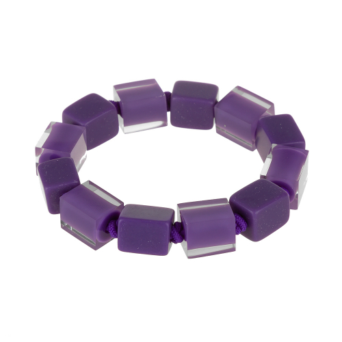 Браслет Colourful Cubes Фиолетовый