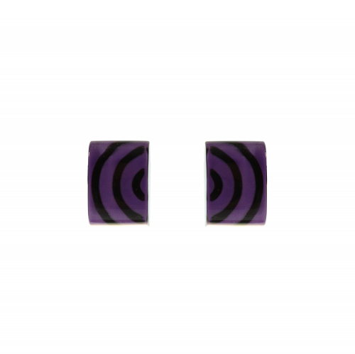 Серьги Symmetric Фиолетовый