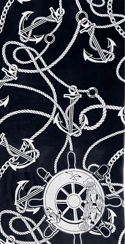 Полотенце пляжное ШТУРВАЛ р-р 70х140