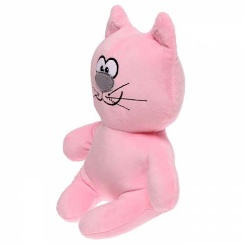 Мягкая игрушка «Кот Счастливчик», цвет розовый, 21 см