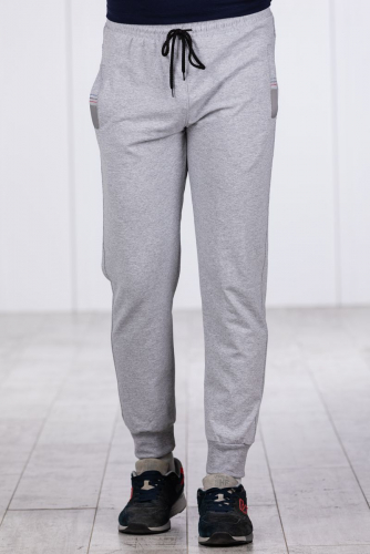брюки спортивные 3.MM141B-серый-светлый