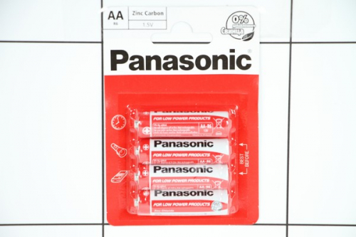 Э/п PANASONIC R06 ВL4, Zinc Carbon / 48;240 / ТОЛЬКО 4