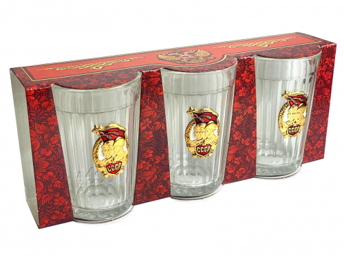 Граненые стаканы «Советская Армия» – одна из самых популярных и востребованных подарочных идей