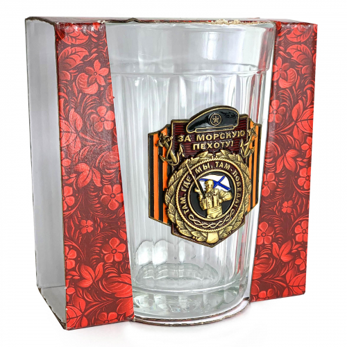 Граненый стакан «Морская пехота» – символ целой эпохи в подарок морпеху №96