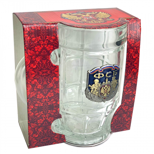 Пивной бокал «ФСБ России» – самый популярный и востребованный формат среди мужчин-ценителей пенного напитка №80