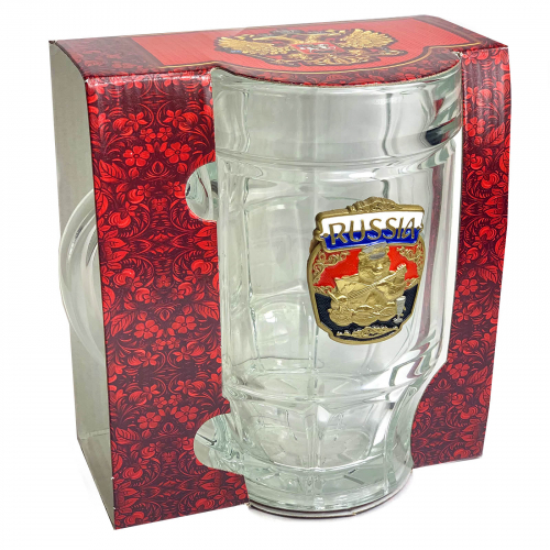 Пивная кружка с русским медведем – душевный подарок для патриотов и по совместительству фанатов пива №95