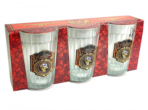 Подарочный набор стаканов «Морская пехота» – эффектная демонстрация признания авторитета и статуса морпеха
