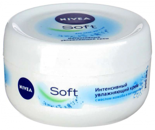 Крем для ухода за кожей Nivea SOFT 200 мл (89050) Интенсивный увлажняющий с витаминами