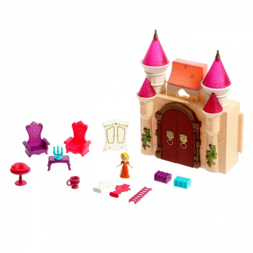 Замок для кукол «Сказочный замок» с аксессуарами и фигурками