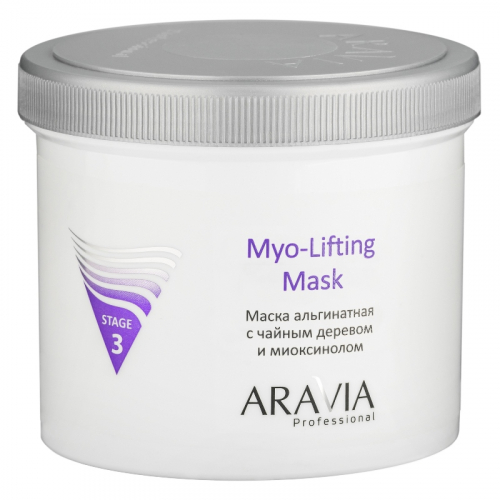 ARAVIA Professional Маска альгинатная с чайным деревом и миоксинолом Myo-Lifting, 550мл