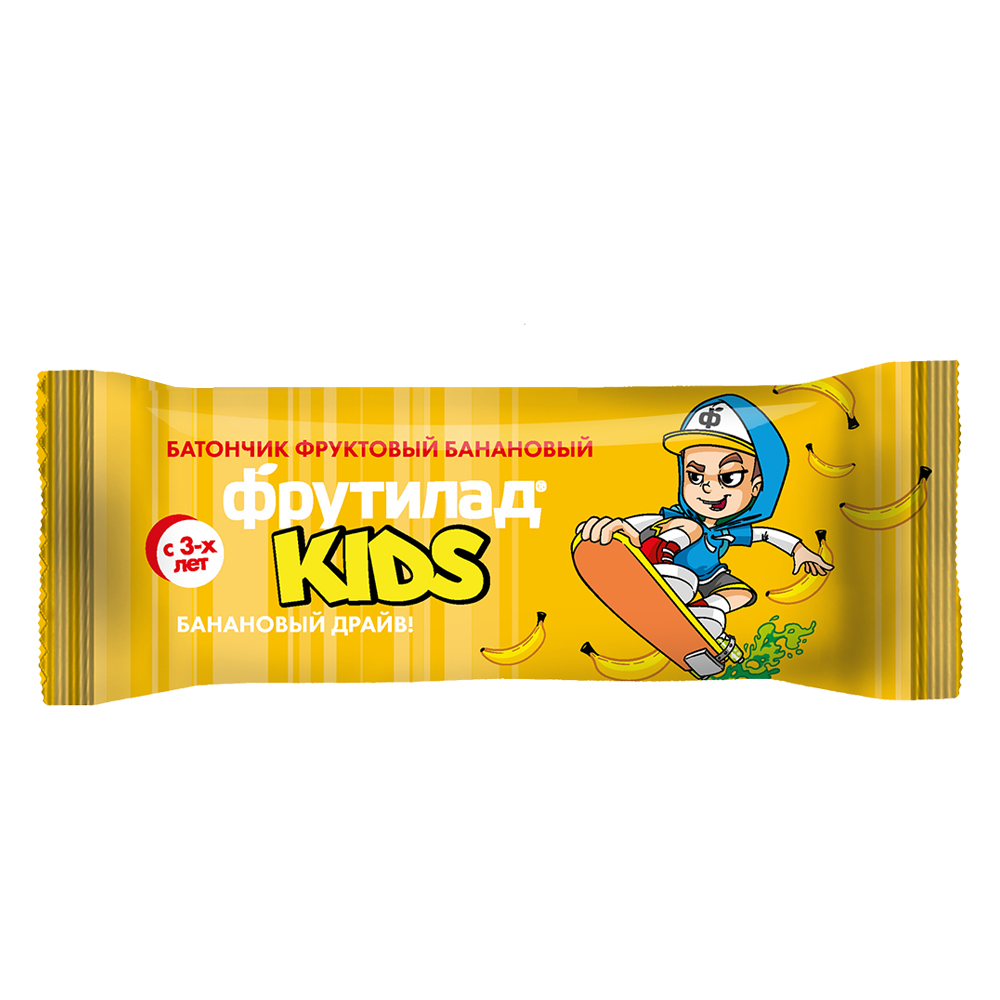 Батончик фруктовый с бананом для детского питания, «Фрутилад KIDS», 25г