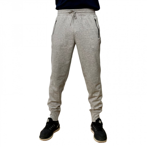 Мужские спортивные штаны Jockey – карманы на молниях + манжеты, предотвращающие образование потертостей на брючинах №622