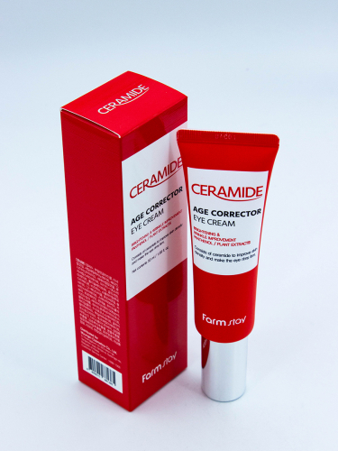 FARMSTAY - КРЕМ ДЛЯ ВЕК И ГЛАЗ С КЕРАМИДАМИ CERAMIDE AGE CORRECTOR EYE CREAM, 50 ML