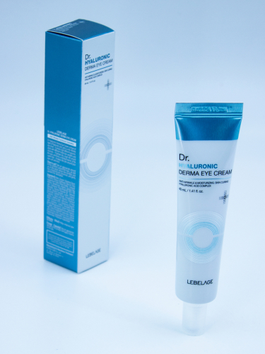 LEBELAGE - КРЕМ ДЛЯ КОЖИ ВОКРУГ ГЛАЗ С ГИАЛУРОНОВОЙ КИСЛОТОЙ DR.HYALURONIC DERMA EYE CREAM, 40 ML