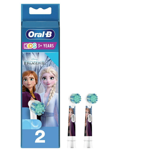 Насадки для ДЕТСКИХ электрических зубных щеток Oral-B Stages Kids Принцессы/ Снежные Принцессы (2 шт) (для девочек)